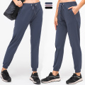 Ladies Drawstring Sweatpants Back Elastic Waist Gym Jogger Pants Track Cuff Sports Pants Women Joggers